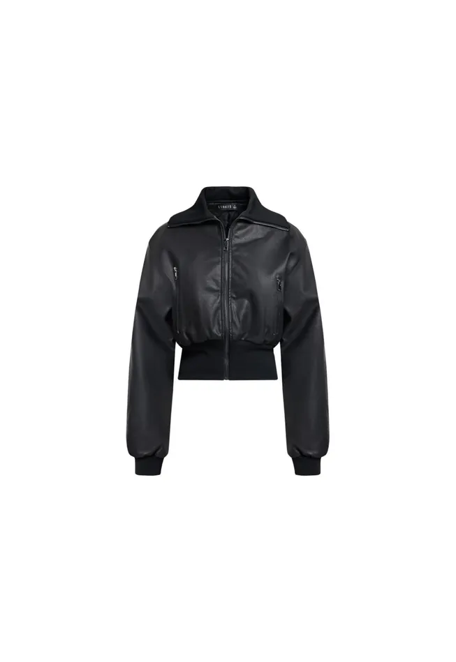 Women Lioness Fashion Outerwear WESTWOOD CROP JACKET Onyx Women Lioness Fashion Outerwear WESTWOOD CROP JACKET Onyx