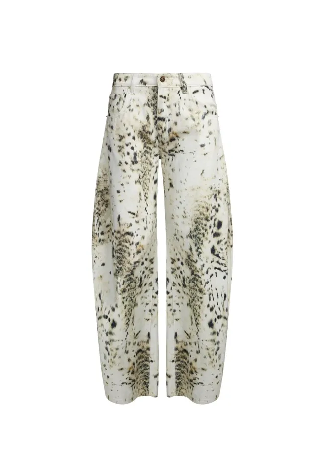Women Lioness Fashion Pants HORSESHOE JEAN Snow Leopard Women Lioness Fashion Pants HORSESHOE JEAN Snow Leopard