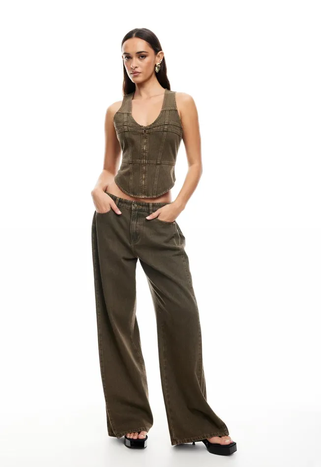 Women Lioness Fashion Pants WESTWOOD JEAN Petrol Women Lioness Fashion Pants WESTWOOD JEAN Petrol