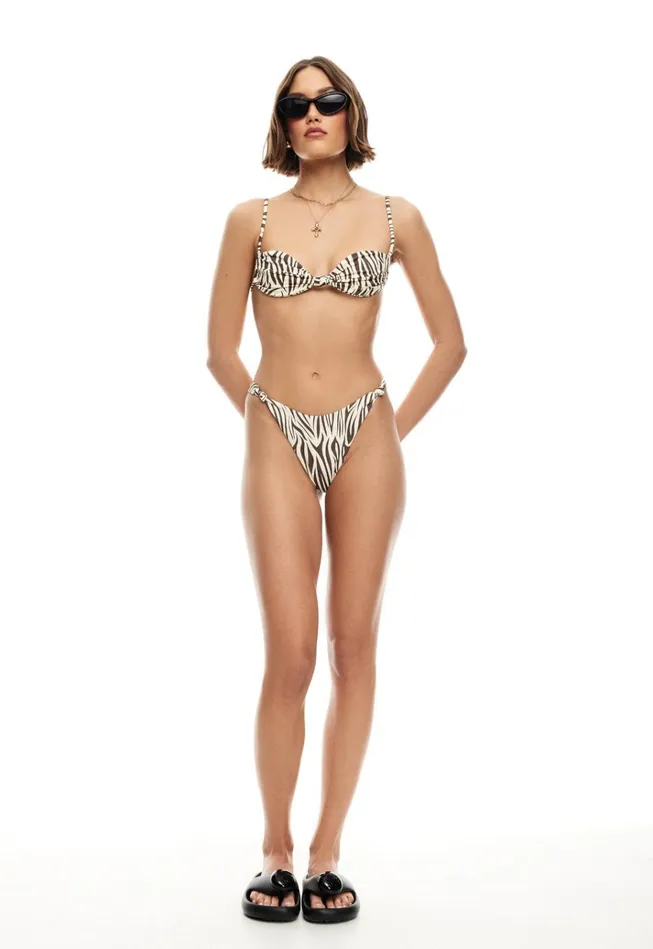 Women Lioness Fashion Sets NAOMI KNOT BOTTOM Zebra