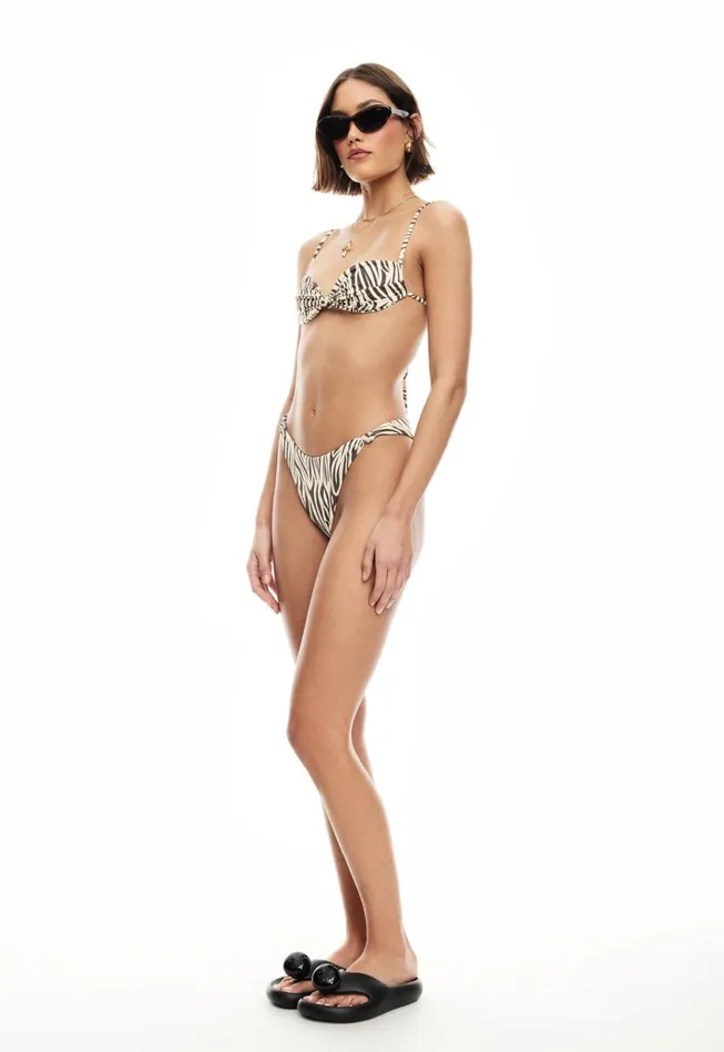 Women Lioness Fashion Sets NAOMI KNOT BOTTOM Zebra