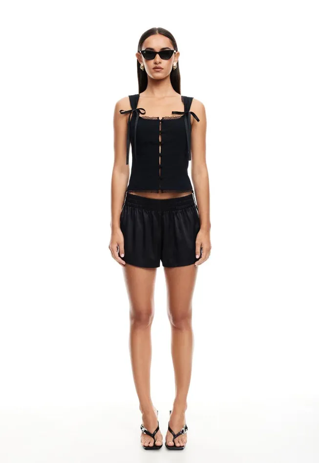 Women Lioness Fashion Shorts 444 SHORTS Onyx