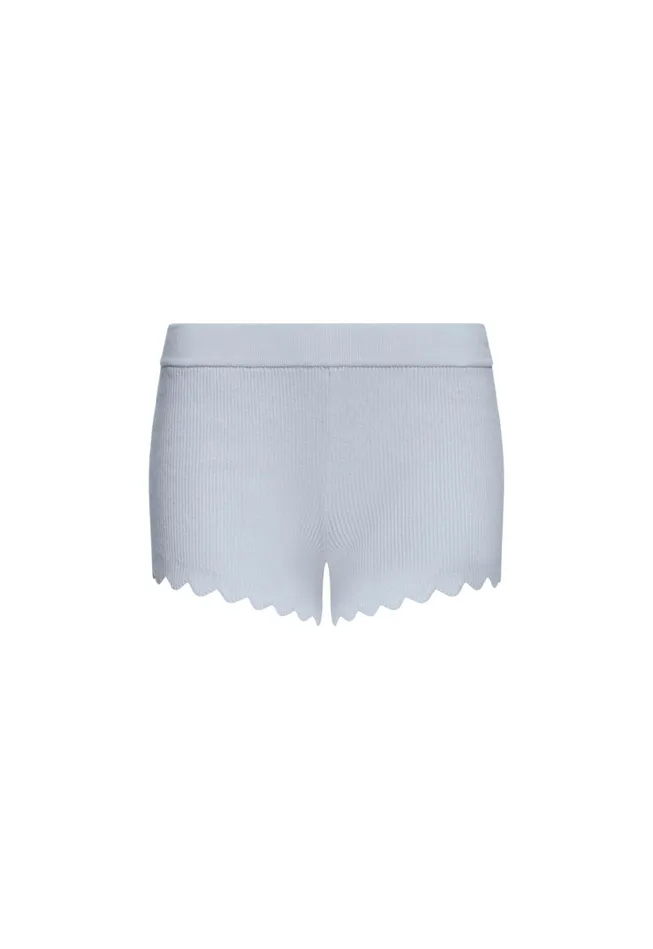 Women Lioness Fashion Shorts DOLLHOUSE KNIT SHORT Soft Blue Women Lioness Fashion Shorts DOLLHOUSE KNIT SHORT Soft Blue