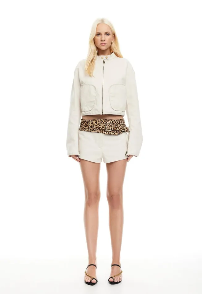 Women Lioness Fashion Shorts LEO SHORT Beige Women Lioness Fashion Shorts LEO SHORT Beige
