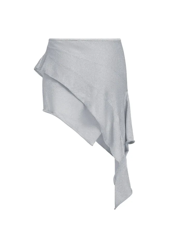 Women Lioness Fashion Skirts PALISADES MINI SKIRT Silver Women Lioness Fashion Skirts PALISADES MINI SKIRT Silver