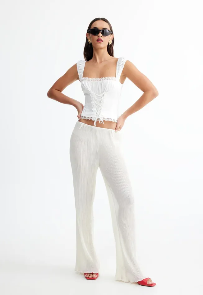 Women Lioness Fashion Tops PALMER CORSET Porcelain Women Lioness Fashion Tops PALMER CORSET Porcelain