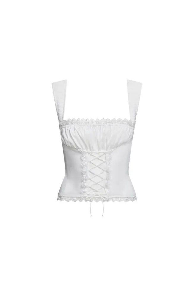Women Lioness Fashion Tops PALMER CORSET Porcelain Women Lioness Fashion Tops PALMER CORSET Porcelain