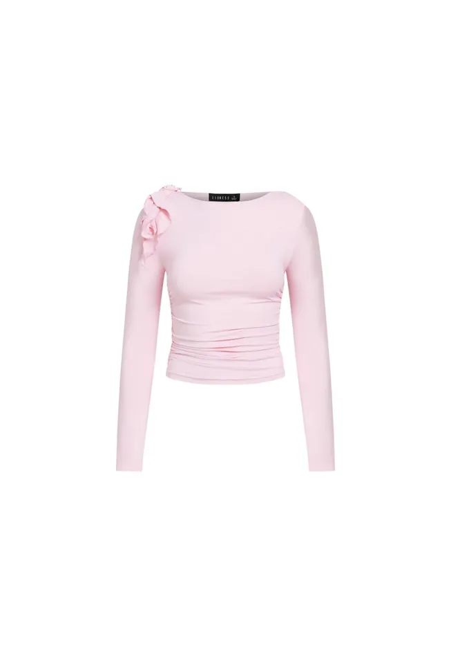 Women Lioness Fashion Tops RENDEZVOUS LONG SLEEVE TOP Bubblegum Women Lioness Fashion Tops RENDEZVOUS LONG SLEEVE TOP Bubblegum