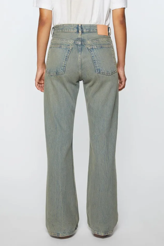 Women Loose Fit Jeans 8211 2021F Bluebeige Acne Studios Jeans