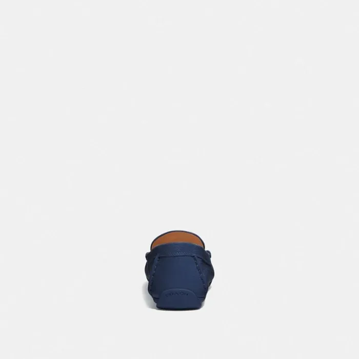 Women Marley Driver True Navy Coach Flats and Loafers