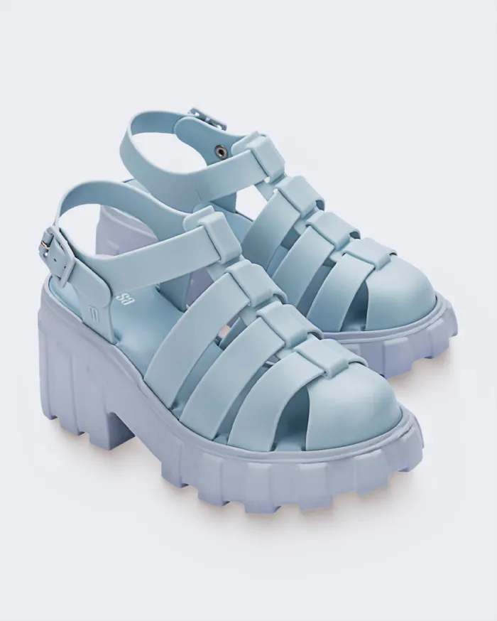 Women Megan Light Blue Melissa Platforms