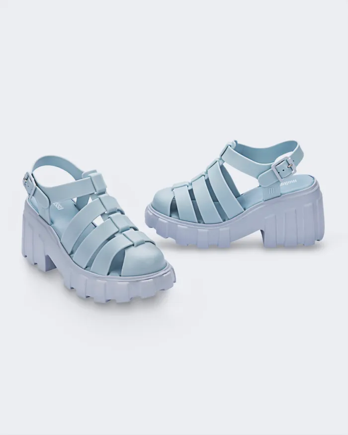 Women Megan Light Blue Melissa Platforms