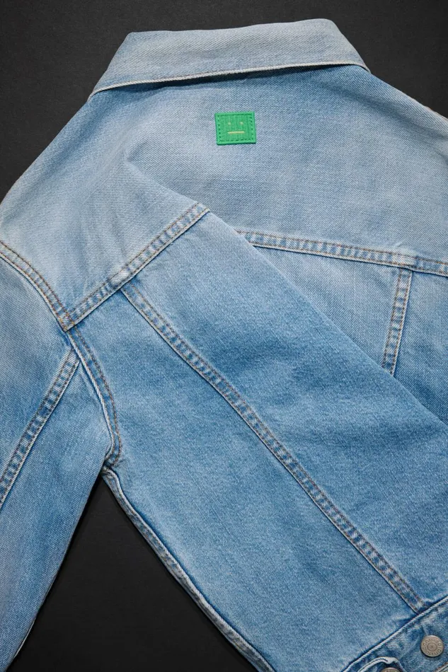 WomenMen Denim Jacket Children Light Blue Acne Studios Children