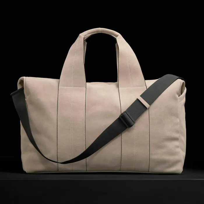 WOMENMEN James Perse DUFFEL BAGS Suede Montecito Weekend Bag Earth