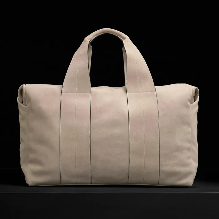 WOMENMEN James Perse DUFFEL BAGS Suede Montecito Weekend Bag Earth