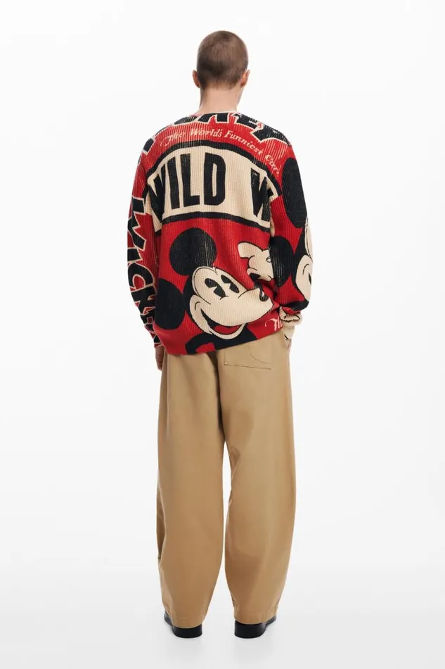 WomenMen Jumpers Desigual Mickey Mouse Cardigan