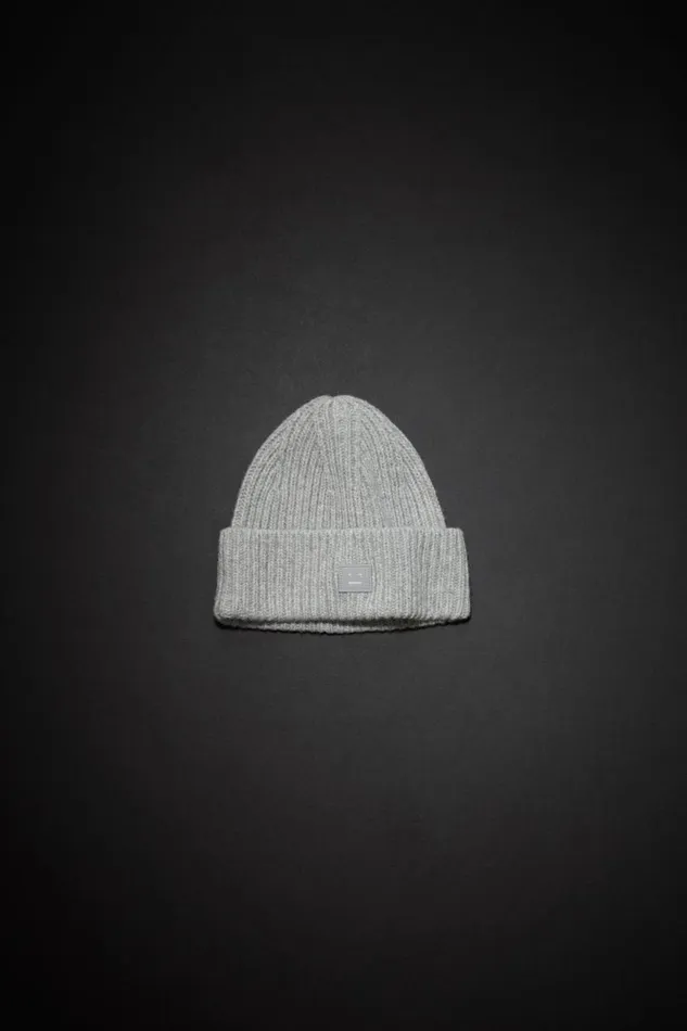 WomenMen Knit Beanie 8211 Children Light Grey Melange Acne Studios Children
