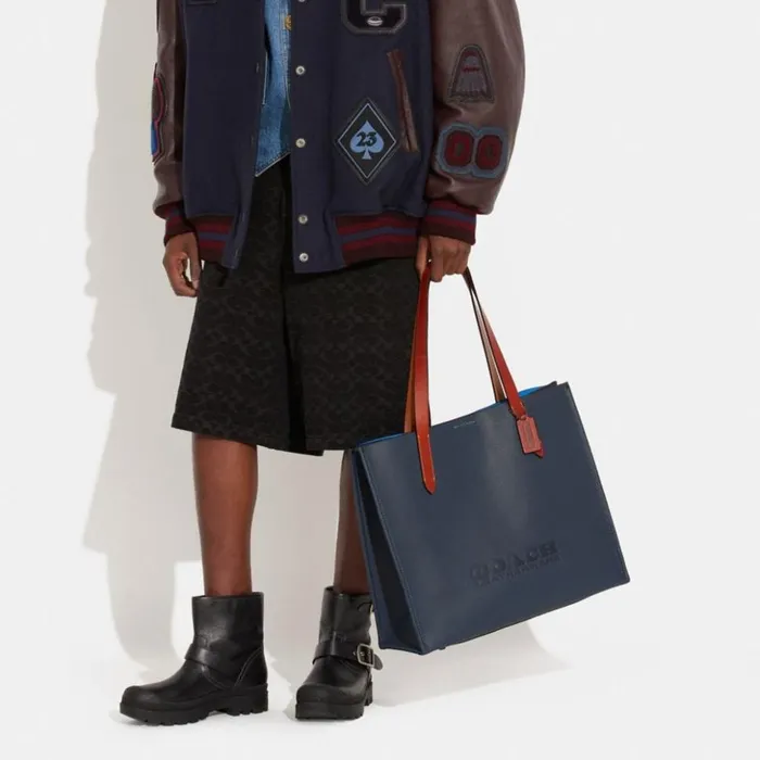 WomenMen Relay Tote Denim Coach Totes and Carryalls