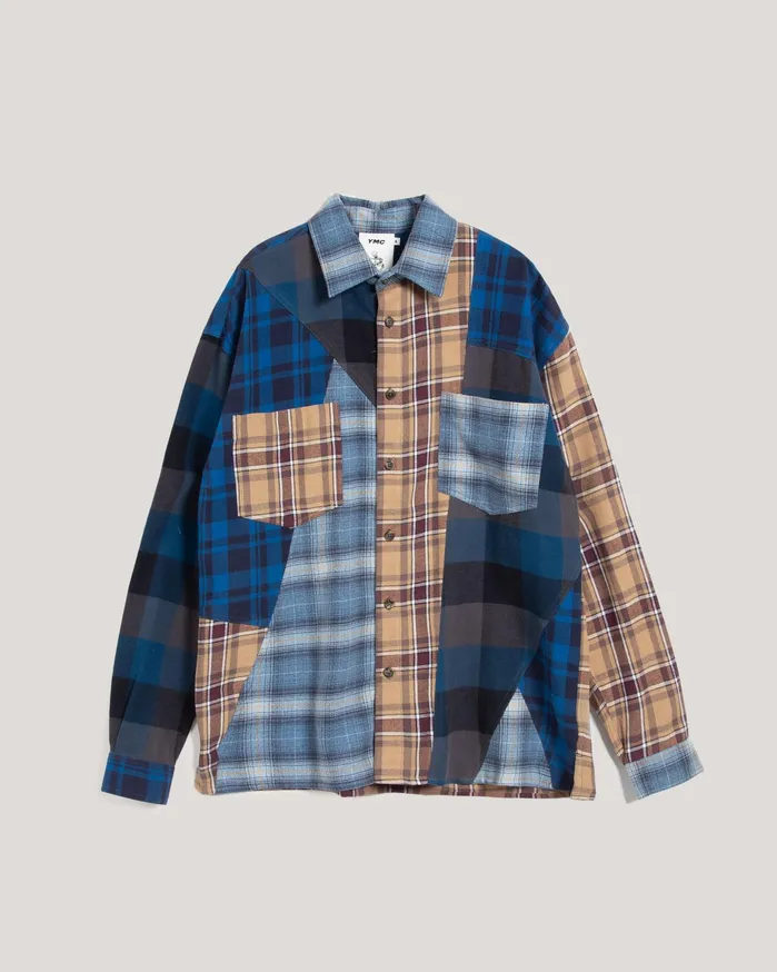 Women Mitchum Patchwork Shirt Multi YMC Shirts