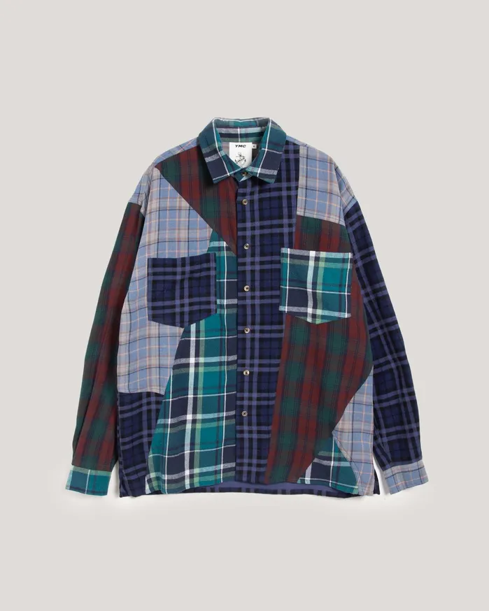 Women Mitchum Patchwork Shirt Multi YMC Shirts