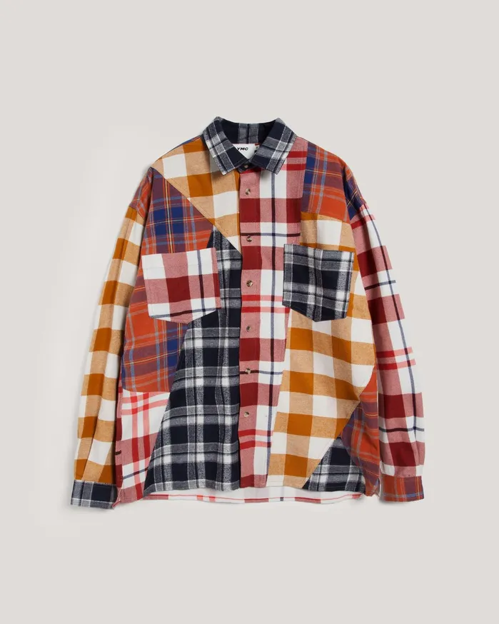 Women Mitchum Patchwork Shirt Multi YMC Shirts