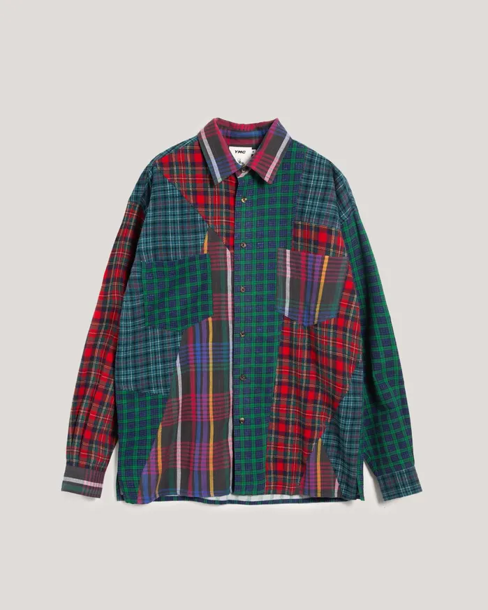 Women Mitchum Patchwork Shirt Multi YMC Shirts