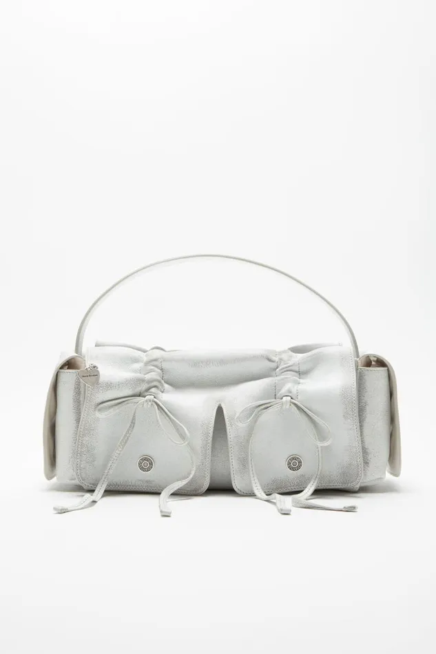 Women Multipocket Bag Whitegrey Acne Studios Bags