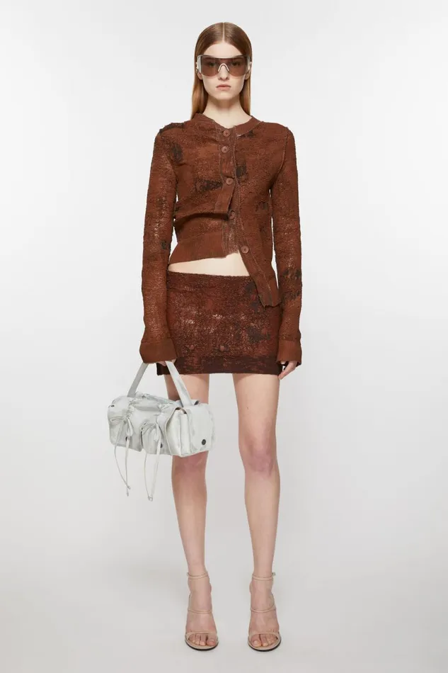 Women Multipocket Bag Whitegrey Acne Studios Bags