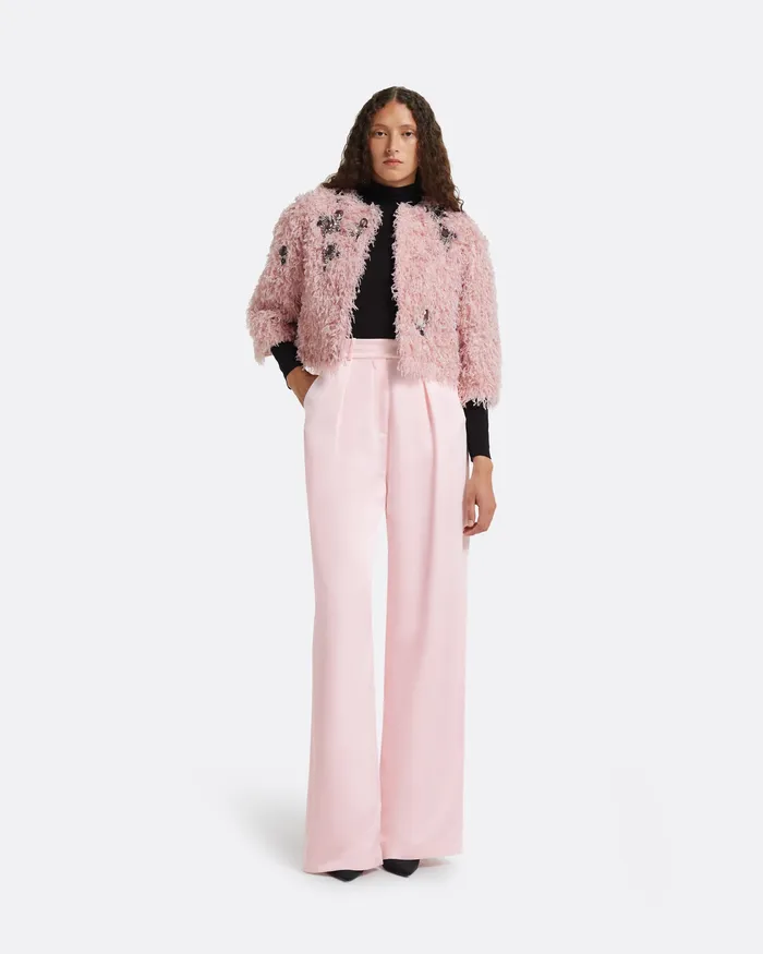Women Omarani Barely Pink Trousers Barely Pink Trousers Safiyaa