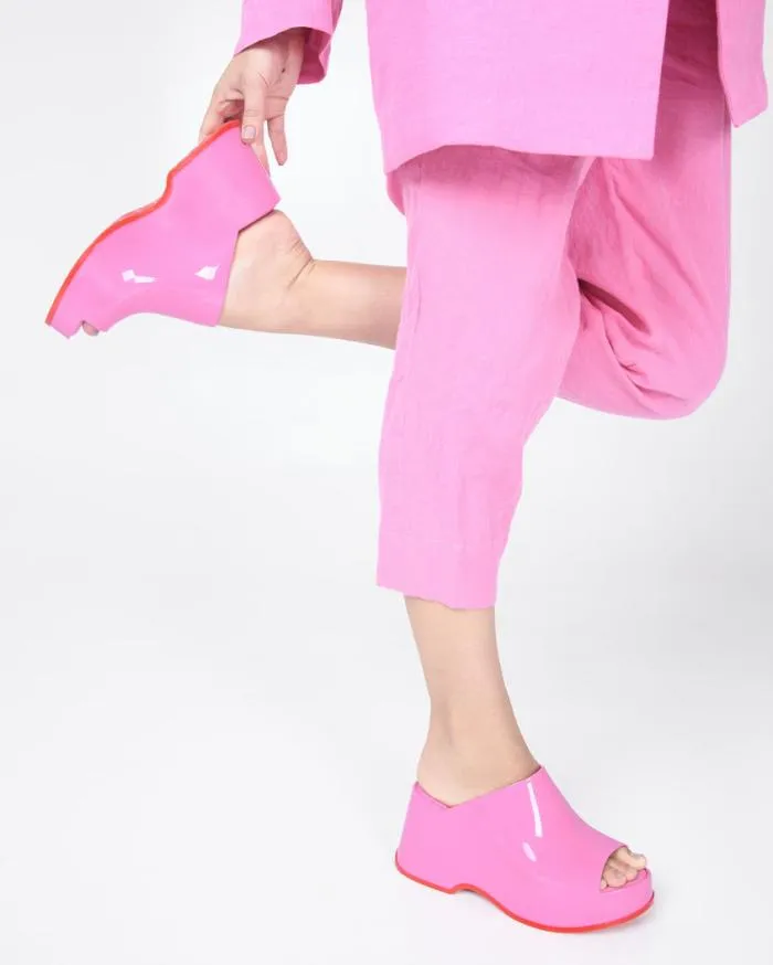 Women Patty Pinkred Melissa Platforms