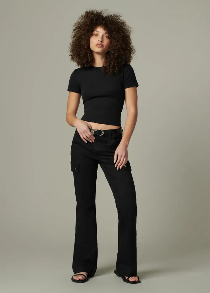 Women Petite Joe039s Jeans THE FRANKIE PETITE Black
