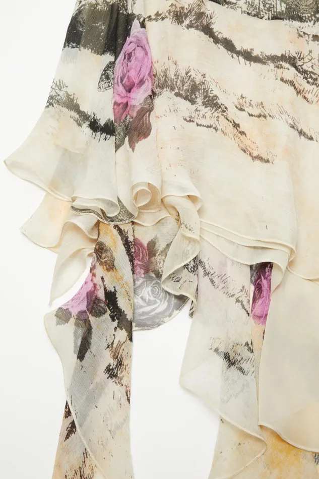 Women Printed Strap Dress Multi Yellow Acne Studios Dresses