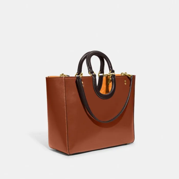 Women Rae Tote In Colorblock Brass1941 Saddle Multi Coach Totes and Carryalls Women Rae Tote In Colorblock Brass1941 Saddle Multi Coach Totes and Carryalls