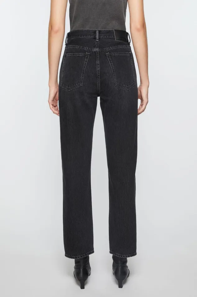 Women Regular Fit Jeans 8211 Mece Black Acne Studios Jeans