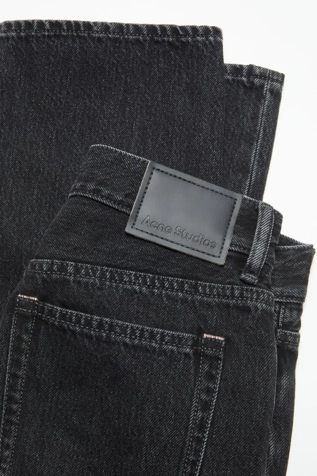 Women Regular Fit Jeans 8211 Mece Black Acne Studios Jeans