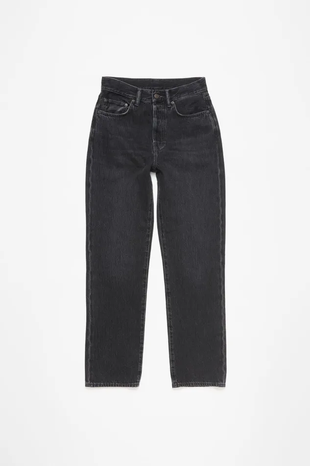 Women Regular Fit Jeans 8211 Mece Black Acne Studios Jeans