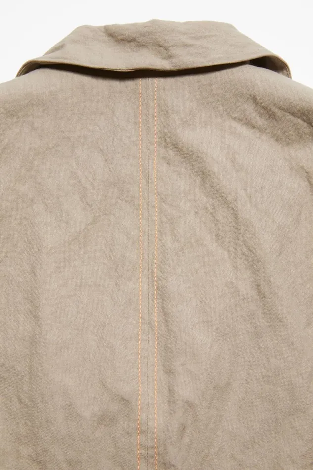 Women Regular Fit Suit Jacket Cold Beige Acne Studios Suit Jackets
