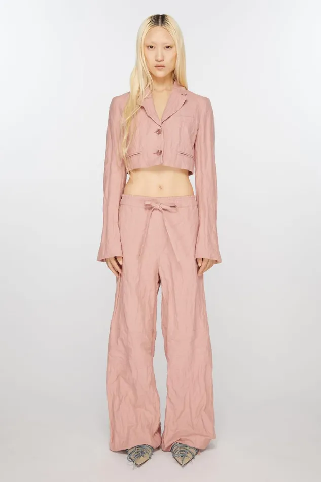 Women Regular Fit Suit Jacket Old Pink Acne Studios Suit Jackets