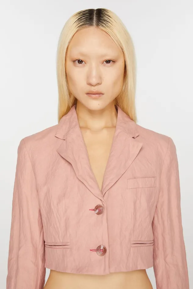Women Regular Fit Suit Jacket Old Pink Acne Studios Suit Jackets