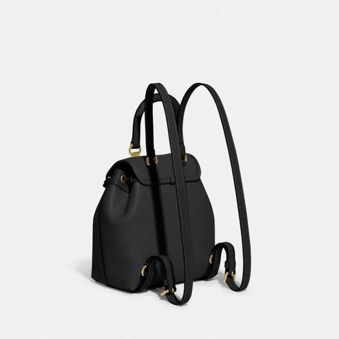 Women Riya Backpack 21 Brassblack Coach Backpacks