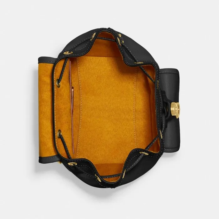 Women Riya Backpack 21 Brassblack Coach Backpacks