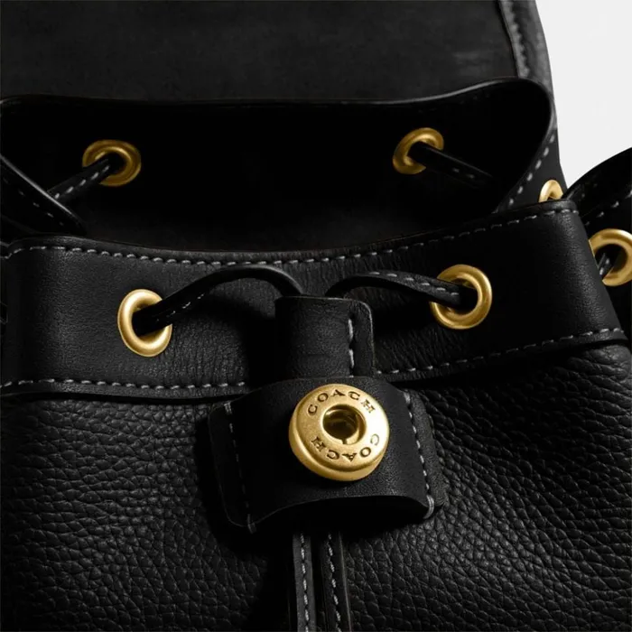 Women Riya Backpack 21 Brassblack Coach Backpacks