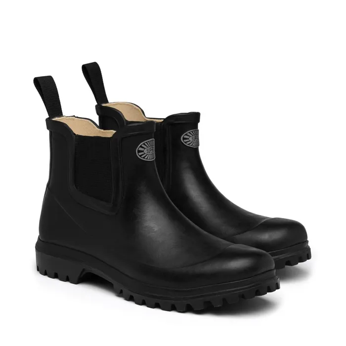 Women Rubber Boots Woman 798 RUBBER BOOTS MID Mid Cut BLACK Superga Gumboots