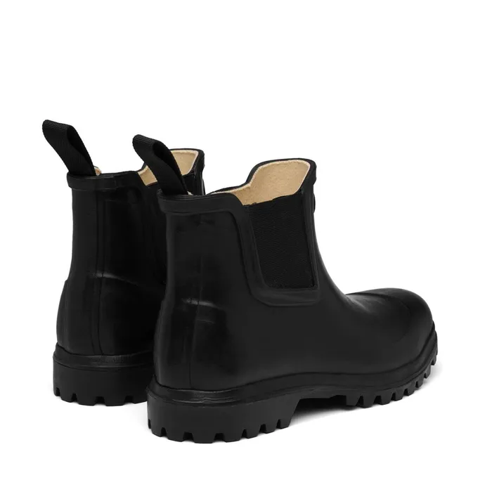 Women Rubber Boots Woman 798 RUBBER BOOTS MID Mid Cut BLACK Superga Gumboots