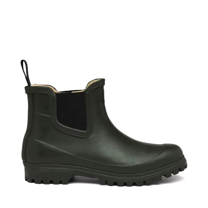 Women Rubber Boots Woman 798 RUBBER BOOTS MID Mid Cut GREEN SHERWOOD Superga Gumboots
