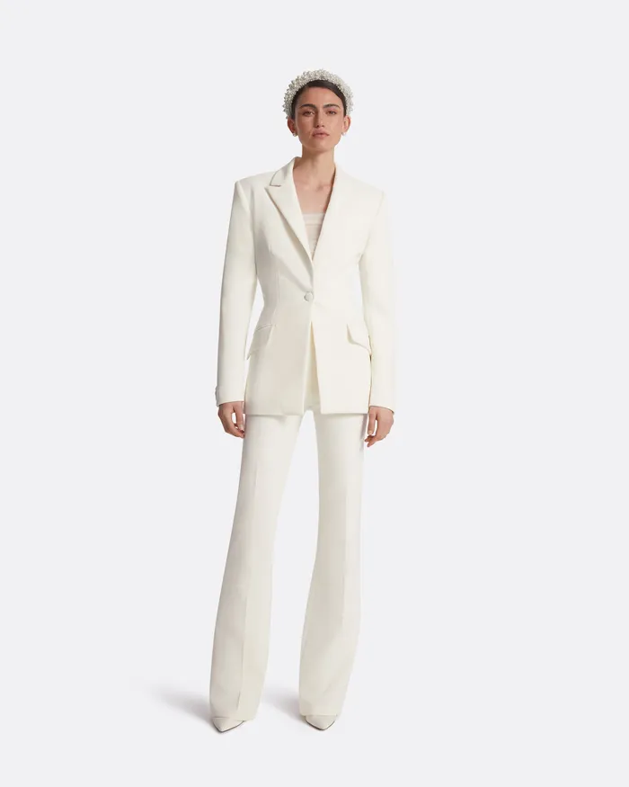 Women Safiyaa Arlene Ivory jacket Ivory Jackets and Coats