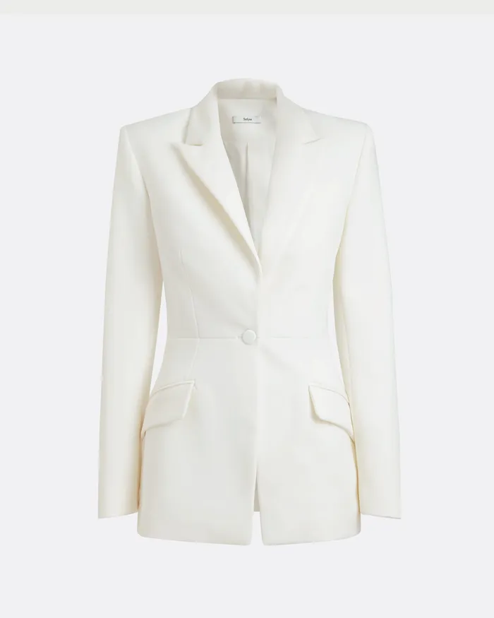Women Safiyaa Arlene Ivory jacket Ivory Jackets and Coats