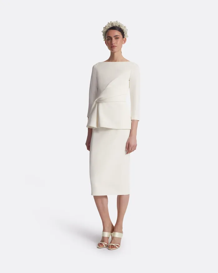 Women Safiyaa Hokoku Ivory Skirt Ivory Bridal