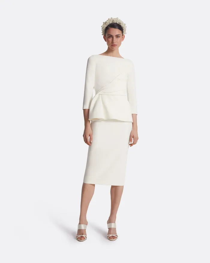 Women Safiyaa Hokoku Ivory Skirt Ivory Bridal