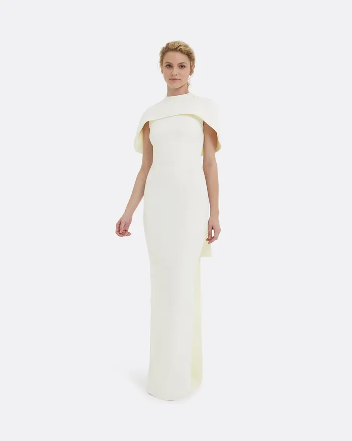 Women Safiyaa Kalika Ivory Long Dress Ivory Bridal